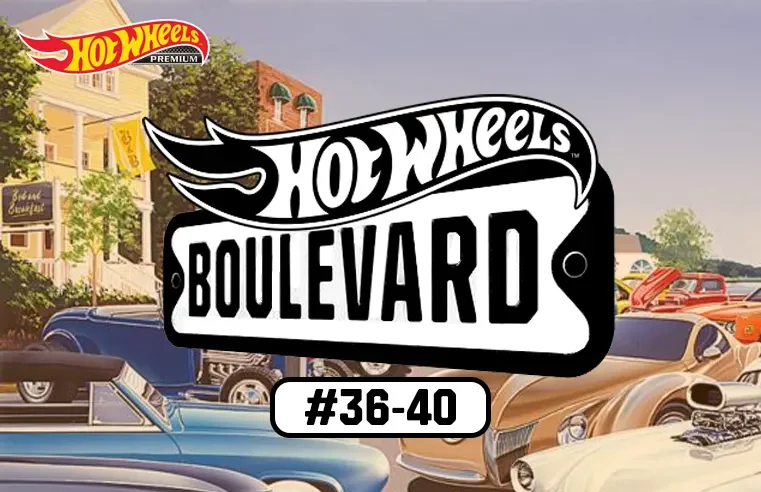 Boulevard #36-40 (Mix 4) – 2021 Hot Wheels
